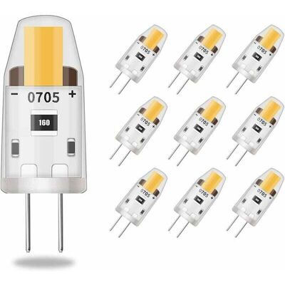 OEM Lampadine Led G4 Dimmerabili, 3w (equivalenti A 30w Alogene), 95 Lm, Luce Bianca Calda, Senza Sfarfallio, 12v Dc, Angolo Del Fascio Luminoso Di 360°, Confezione Da 10 OEM Lampadine Led G4 Dimmerabili, 3w (equivalenti A 30w Alogene), 95 Lm, Luce Bianca Calda, Senza Sfarfallio, 12v Dc, Angolo Del Fascio Luminoso Di 360°, Confezione Da 10