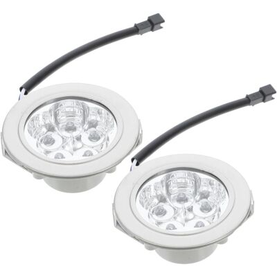 TIGREZY Set Di 2 Faretti Led Per Cappe Da Cucina, Lampadine Di Ricambio A Risparmio Energetico Per L'Illuminazione Della Cappa, Facile Installazione Per Piani Cottura. TIGREZY Set Di 2 Faretti Led Per Cappe Da Cucina, Lampadine Di Ricambio A Risparmio Energetico Per L'Illuminazione Della Cappa, Facile Installazione Per Piani Cottura.
