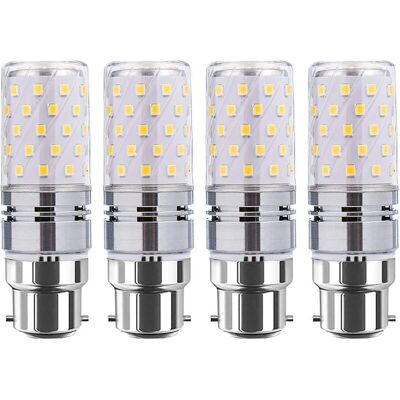 OEM Lampadine Led B22, Tipo A Pannocchia, 12w, Confezione Da 4, Equivalenti A Una Lampadina A Incandescenza Da 100w, 4000k, Ac85-265v. Attacco A Baionetta B22. OEM Lampadine Led B22, Tipo A Pannocchia, 12w, Confezione Da 4, Equivalenti A Una Lampadina A Incandescenza Da 100w, 4000k, Ac85-265v. Attacco A Baionetta B22.