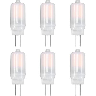 YOTOWN Confezione Da 6 Lampadine G4 12v – 3w Bianco Caldo – Luminescenza A 360° + Dissipazione – Basso Consumo – Standard YOTOWN Confezione Da 6 Lampadine G4 12v – 3w Bianco Caldo – Luminescenza A 360° + Dissipazione – Basso Consumo – Standard