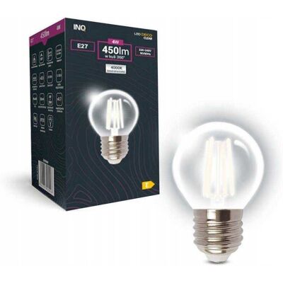OEM Lampadina Led A Filamento G45 A Sfera E27 4w 4000k OEM Lampadina Led A Filamento G45 A Sfera E27 4w 4000k