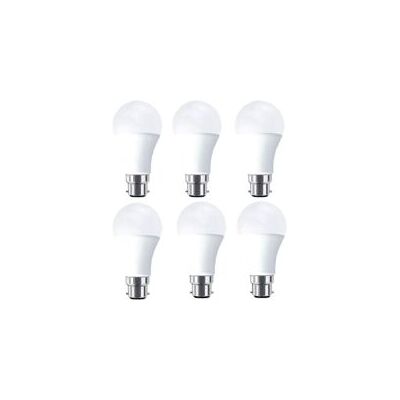 OEM Lampadina Led Qazqa B22 Da 10w Equivalente A 80w, 1000lm, Bianco Caldo 3000k, Confezione Da 6 - Crezuo OEM Lampadina Led Qazqa B22 Da 10w Equivalente A 80w, 1000lm, Bianco Caldo 3000k, Confezione Da 6 - Crezuo