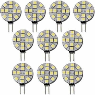 OEM 10 Lampadine Led G4 Dc 12v Non Dimmerabili, Bianche 6000k, Sostituzione Lampadine Alogene Da 20w, Per Cucina, Camper, Roulotte, Barca OEM 10 Lampadine Led G4 Dc 12v Non Dimmerabili, Bianche 6000k, Sostituzione Lampadine Alogene Da 20w, Per Cucina, Camper, Roulotte, Barca