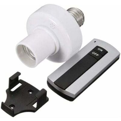 OEM Portalampada Con Interruttore A Distanza Wireless E27 220v OEM Portalampada Con Interruttore A Distanza Wireless E27 220v