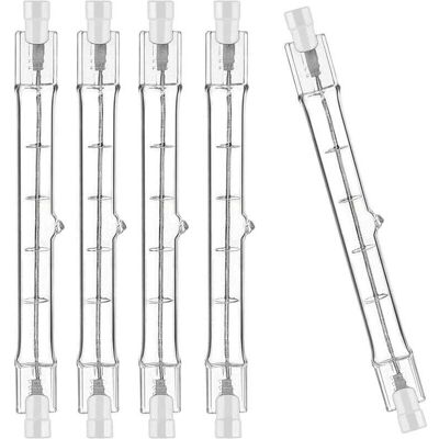 OEM Confezione Da 5 Lampadine Alogene R7s Da 118 Mm, 300 W, 230 V, Asta Alogena R7s Da 118 Mm, Lampada Alogena Dimmerabile Per Faretti Da Edificio, Illuminazione Paesaggistica, Illuminazione Del Soggiorno OEM Confezione Da 5 Lampadine Alogene R7s Da 118 Mm, 300 W, 230 V, Asta Alogena R7s Da 118 Mm, Lampada Alogena Dimmerabile Per Faretti Da Edificio, Illuminazione Paesaggistica, Illuminazione Del Soggiorno
