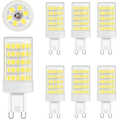 DPZO Lampadina Led G9, Luce Bianca Fredda, 10 W Led G9 6000 K, Equivalente A Una Lampadina A Incandescenza Da 80 W, 900 Lm, 220 V Ca, Angolo Del Fascio Luminoso Di 360°, 862835 Smd, Non Dimmerabile, Confez DPZO Lampadina Led G9, Luce Bianca Fredda, 10 W Led G9 6000 K, Equivalente A Una Lampadina A Incandescenza Da 80 W, 900 Lm, 220 V Ca, Angolo Del Fascio Luminoso Di 360°, 862835 Smd, Non Dimmerabile, Confez