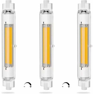 DPZO Lampadina Led R7s 118mm Dimmerabile 20w A Risparmio Energetico Cob R7s Equivalente A Lampada Alogena J118mm 200w, Bianco Caldo 3000k, Senza Sfarfallio, 2000lm, Angolo Del Fascio 360°, Cri 90ra, Confez DPZO Lampadina Led R7s 118mm Dimmerabile 20w A Risparmio Energetico Cob R7s Equivalente A Lampada Alogena J118mm 200w, Bianco Caldo 3000k, Senza Sfarfallio, 2000lm, Angolo Del Fascio 360°, Cri 90ra, Confez