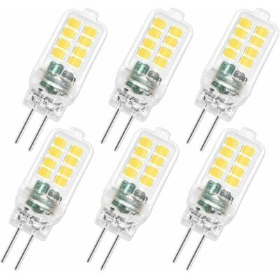 DPZO Lampadina Led G4 12v 3w, Non Dimmerabile, 16smd 300lm Bianco Freddo 6000k, Equivalente A Una Lampadina Alogena G4 Da 25w, Lampadina Led G4 Per Lampadari, Illuminazione Da Giardino, Illuminazione Per M DPZO Lampadina Led G4 12v 3w, Non Dimmerabile, 16smd 300lm Bianco Freddo 6000k, Equivalente A Una Lampadina Alogena G4 Da 25w, Lampadina Led G4 Per Lampadari, Illuminazione Da Giardino, Illuminazione Per M