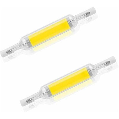 OEM Confezione Da 2 Lampadine Led Dimmerabili R7s 10w 78mm, Bianco Freddo (6000–6500k), Sostituzione Per Tubi Fluorescenti Alogeni J78 Da 100w - Crezuo OEM Confezione Da 2 Lampadine Led Dimmerabili R7s 10w 78mm, Bianco Freddo (6000–6500k), Sostituzione Per Tubi Fluorescenti Alogeni J78 Da 100w - Crezuo