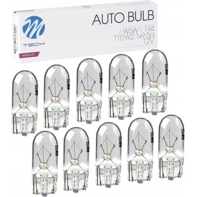 ADNAUTO Lampadine W5w T10 12v 5w W2.1x9.5d M-tech 10 Pezzi ADNAUTO Lampadine W5w T10 12v 5w W2.1x9.5d M-tech 10 Pezzi
