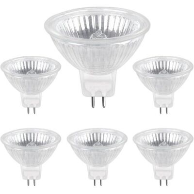 OEM Lampadina Alogena Gu5.3 50w 220v, 680lm Bianco Caldo 2700k Dimmerabile, Lampadina Spot Alogena Mr16, Confezione Da 6 OEM Lampadina Alogena Gu5.3 50w 220v, 680lm Bianco Caldo 2700k Dimmerabile, Lampadina Spot Alogena Mr16, Confezione Da 6