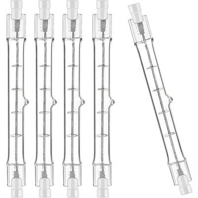 LIIYIELA Confezione Da 5 Lampadine Alogene R7s Da 118 Mm, 300 W, 230 V, Alogena R7s Da 118 Mm, Lampada Alogena Dimmerabile Per Faretti Da Costruzione, Illuminazione Di Spazi Di Lavoro E Di Paesaggio, Illuminaz LIIYIELA Confezione Da 5 Lampadine Alogene R7s Da 118 Mm, 300 W, 230 V, Alogena R7s Da 118 Mm, Lampada Alogena Dimmerabile Per Faretti Da Costruzione, Illuminazione Di Spazi Di Lavoro E Di Paesaggio, Illuminaz