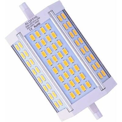 XISRENS Lablanc - Lampadina Led Dimmerabile R7s Da 118 Mm, 30 W, Faretto Lineare A Led A Doppio Attacco Tipo J (equivalente A 200 W O 300 W Alogeni T3), 3000 Lumen, 4000 K, Per Illuminazione A Parete/sicurezz XISRENS Lablanc - Lampadina Led Dimmerabile R7s Da 118 Mm, 30 W, Faretto Lineare A Led A Doppio Attacco Tipo J (equivalente A 200 W O 300 W Alogeni T3), 3000 Lumen, 4000 K, Per Illuminazione A Parete/sicurezz