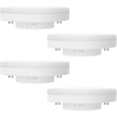 ULISEM Lampadina Led Gx53 Da 7w, Luce Bianca Fredda 6000k, Non Dimmerabile, Equivalente A Una Lampadina Alogena Da 50w, Faretto Led Gx53 Per Armadietti, Vetrine, Angolo Del Fascio Luminoso Di 180°, Ac 220v, ULISEM Lampadina Led Gx53 Da 7w, Luce Bianca Fredda 6000k, Non Dimmerabile, Equivalente A Una Lampadina Alogena Da 50w, Faretto Led Gx53 Per Armadietti, Vetrine, Angolo Del Fascio Luminoso Di 180°, Ac 220v,