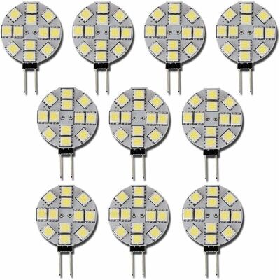 DPZO Confezione Da 10 Lampadine Led G4, Dc 12v, Non Dimmerabili, Bianche 6000k, Sostituzione Per Lampadine Alogene Da 20w Per Cucina, Camper, Roulotte, Barca, Grandi DPZO Confezione Da 10 Lampadine Led G4, Dc 12v, Non Dimmerabili, Bianche 6000k, Sostituzione Per Lampadine Alogene Da 20w Per Cucina, Camper, Roulotte, Barca, Grandi