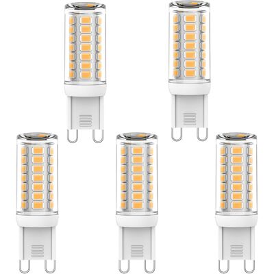 BEXTCOK Set Da 5 Lampadine Led G9 – 3w – 230v – 320 Lumen – Bianco Caldo 3000k – Illuminazione Economica E Duratura BEXTCOK Set Da 5 Lampadine Led G9 – 3w – 230v – 320 Lumen – Bianco Caldo 3000k – Illuminazione Economica E Duratura