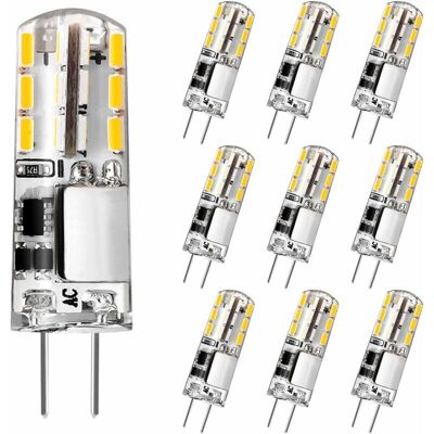DPZO Lampadina Led G4, 2w 180lm, Equivalente A Una Lampadina Alogena Da 20w, Bianco Caldo 3000k, Ac/dc 12v, Senza Sfarfallio, Lampadina A Risparmio Energetico Per Cappa Aspirante, Non Dimmerabile, Confezio DPZO Lampadina Led G4, 2w 180lm, Equivalente A Una Lampadina Alogena Da 20w, Bianco Caldo 3000k, Ac/dc 12v, Senza Sfarfallio, Lampadina A Risparmio Energetico Per Cappa Aspirante, Non Dimmerabile, Confezio