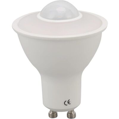 OEM Lampadina Di Ricambio A Led Gu10 Con Sensore Di Movimento A Infrarossi, Luce Calda, Per Soffitto, Corridoio, Veranda, 3000k, 5w, Ac 85-265v OEM Lampadina Di Ricambio A Led Gu10 Con Sensore Di Movimento A Infrarossi, Luce Calda, Per Soffitto, Corridoio, Veranda, 3000k, 5w, Ac 85-265v