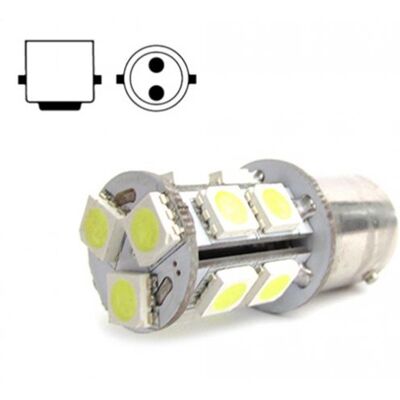 LEDLUX Lampada Led Tubolare Miniaturizzata Ba15d 220v 2w Bianco Freddo Per Segnalazione Cancelli Bajour LEDLUX Lampada Led Tubolare Miniaturizzata Ba15d 220v 2w Bianco Freddo Per Segnalazione Cancelli Bajour