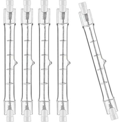 OEM Confezione Da 5 Lampadine Alogene R7s Da 118 Mm, 300 W, 230 V, Asta Alogena R7s Da 118 Mm, Lampada Alogena Dimmerabile Per Faretti Da Edificio, Illuminazione Paesaggistica, Illuminazione Del Soggiorno OEM Confezione Da 5 Lampadine Alogene R7s Da 118 Mm, 300 W, 230 V, Asta Alogena R7s Da 118 Mm, Lampada Alogena Dimmerabile Per Faretti Da Edificio, Illuminazione Paesaggistica, Illuminazione Del Soggiorno