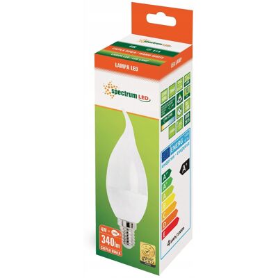Spectrum Lampada Candle 4w 3000k Spectrum Lampada Candle 4w 3000k