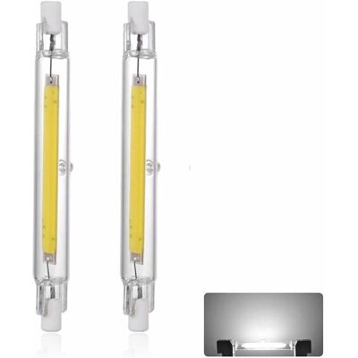 XISRENS Confezione Da 2 Lampadine Led Dimmerabili Tigrezy R7s Da 118 Mm E 20 W - Luce Bianca Fredda XISRENS Confezione Da 2 Lampadine Led Dimmerabili Tigrezy R7s Da 118 Mm E 20 W - Luce Bianca Fredda
