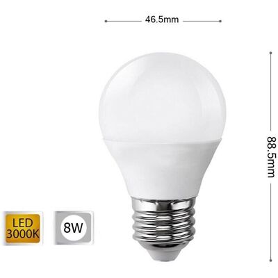 UNIVERSO Lampadina Led 8w Lampadine A Sfera Luce Calda E27 8 W G45 UNIVERSO Lampadina Led 8w Lampadine A Sfera Luce Calda E27 8 W G45