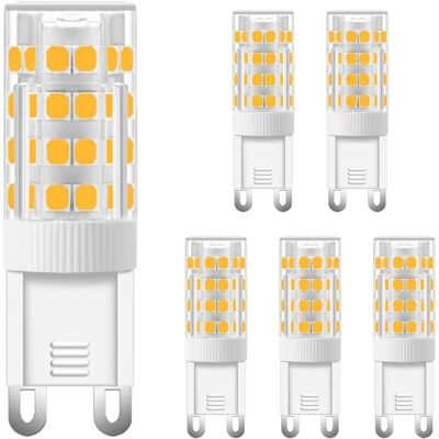 OEM Lampadine Led Jalleria G9 – 5w, 500lm, 3000k, Bianco Caldo, 220v, Senza Sfarfallio, Confezione Da 5 OEM Lampadine Led Jalleria G9 – 5w, 500lm, 3000k, Bianco Caldo, 220v, Senza Sfarfallio, Confezione Da 5