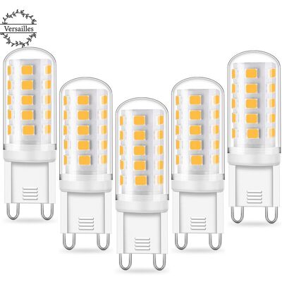 OEM Lampadine Led G9 3w Equivalenti A Luce Alogena Da 40w Bianco Freddo 6000k, Ac220-240v, Lampada Led A Risparmio Energetico, Non Dimmerabile, Senza Sfarfallio, Confezione Da 5 OEM Lampadine Led G9 3w Equivalenti A Luce Alogena Da 40w Bianco Freddo 6000k, Ac220-240v, Lampada Led A Risparmio Energetico, Non Dimmerabile, Senza Sfarfallio, Confezione Da 5