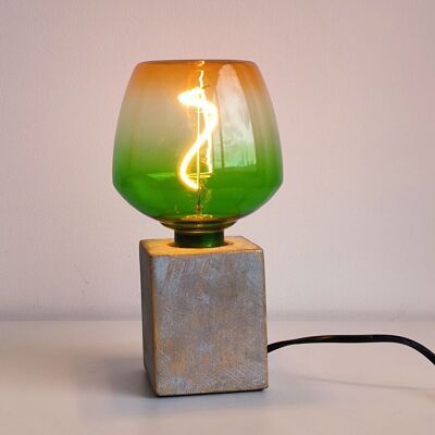 F-BRIGHT Lampadina Decorativa Filamento Led E27 4w 1800k Sfumatura Verde E Arancione F-BRIGHT Lampadina Decorativa Filamento Led E27 4w 1800k Sfumatura Verde E Arancione