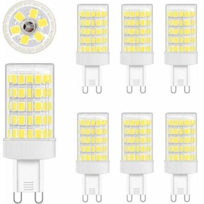 OEM Confezione Da 6 Lampadine Led G9 Da 10w, Luce Bianca Fredda 6000k, Equivalenti A 80w, 900lm, Angolo Del Fascio Luminoso Di 360°, Ac 220v, Non Dimmerabili OEM Confezione Da 6 Lampadine Led G9 Da 10w, Luce Bianca Fredda 6000k, Equivalenti A 80w, 900lm, Angolo Del Fascio Luminoso Di 360°, Ac 220v, Non Dimmerabili