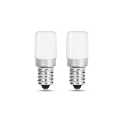 OEM Confezione Da 2 Lampadine Led E14 Per Frigorifero / 1,5 W - Equivalenti A Una Lampadina Da 15 W, Bianco Freddo - 6000 K - Crezuo OEM Confezione Da 2 Lampadine Led E14 Per Frigorifero / 1,5 W - Equivalenti A Una Lampadina Da 15 W, Bianco Freddo - 6000 K - Crezuo