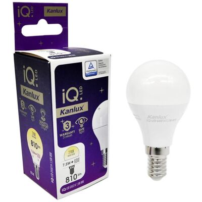 KANLUX Lampadina Led Iq-led G45e14 7,5w-ww - - Luce Calda KANLUX Lampadina Led Iq-led G45e14 7,5w-ww - - Luce Calda