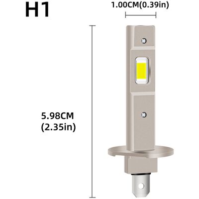 OEM Led H1, Chip Csp 6500k 500%, Lampada Automobilistica H1 Led Abbagliante E Anabbagliante, Lampadina Esterna, Sostituzione Lampade Alogene E Allo Xeno, 2 Led H1 OEM Led H1, Chip Csp 6500k 500%, Lampada Automobilistica H1 Led Abbagliante E Anabbagliante, Lampadina Esterna, Sostituzione Lampade Alogene E Allo Xeno, 2 Led H1