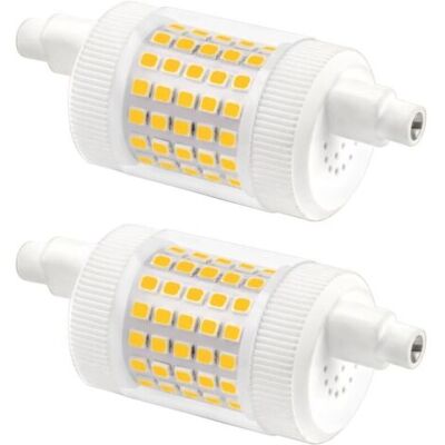 OEM R7s 78mm Dimmerabile 15w Bianco Neutro 4000k 1500lm, Equivalente A Matita Alogena R7s 78mm 120w-150w, Ac 230v, Led Ceramico Dimmerabile R7s 78mm Per Plafoniera/lampada Da Terra, Confezione Da 2 OEM R7s 78mm Dimmerabile 15w Bianco Neutro 4000k 1500lm, Equivalente A Matita Alogena R7s 78mm 120w-150w, Ac 230v, Led Ceramico Dimmerabile R7s 78mm Per Plafoniera/lampada Da Terra, Confezione Da 2