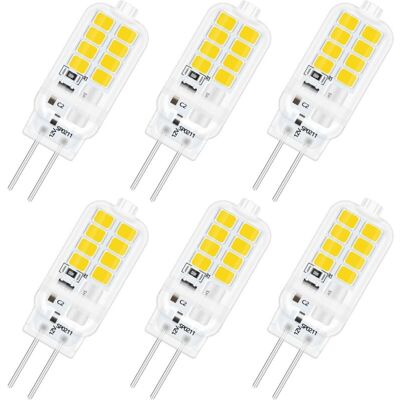 XISRENS Lampadina Led G4 12v 3w, Non Dimmerabile, 16 Smd 300lm Bianco Neutro 4000k, Equivalente A Una Lampadina Alogena G4 Da 25w, Lampadina Led G4 Per Lampadari, Luci Per Mobili, Camere Da Letto, Illuminazio XISRENS Lampadina Led G4 12v 3w, Non Dimmerabile, 16 Smd 300lm Bianco Neutro 4000k, Equivalente A Una Lampadina Alogena G4 Da 25w, Lampadina Led G4 Per Lampadari, Luci Per Mobili, Camere Da Letto, Illuminazio
