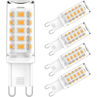 DPZO Lampadine Led G9, 3,5 W Equivalenti A Lampade Alogene Da 35 W, Luce Bianca Calda 3000 K 400 Lumen, Non Dimmerabili, Senza Sfarfallio, Ac/dc 220-240 V Per Camera Da Letto, Soggiorno, Cucina, Giardino, DPZO Lampadine Led G9, 3,5 W Equivalenti A Lampade Alogene Da 35 W, Luce Bianca Calda 3000 K 400 Lumen, Non Dimmerabili, Senza Sfarfallio, Ac/dc 220-240 V Per Camera Da Letto, Soggiorno, Cucina, Giardino,