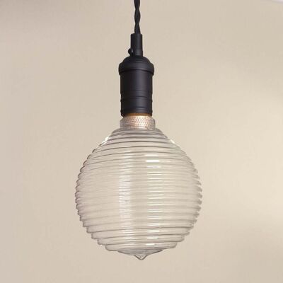 F-BRIGHT Lampadina Decorativa A Rilievo Led E27 4w 4000k G125 F-BRIGHT Lampadina Decorativa A Rilievo Led E27 4w 4000k G125