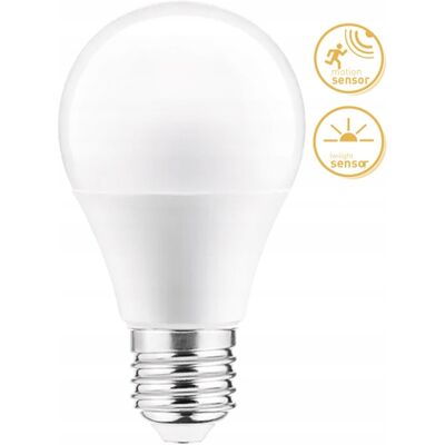 OEM Lampadina Led E27 3000k Con Sensore Di Movimento E Crepuscolare OEM Lampadina Led E27 3000k Con Sensore Di Movimento E Crepuscolare
