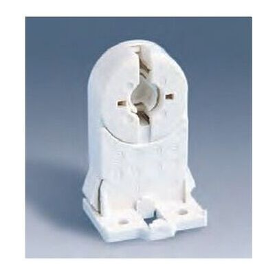 SIMON 55509-31 Supporto Lampada G13 in Termoplastica Bianca - Portalampara SIMON 55509-31 Supporto Lampada G13 in Termoplastica Bianca - Portalampara