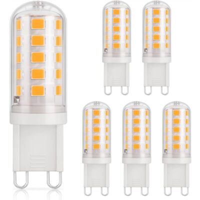 OEM Lampadina Led G9 Da 3w, 430lm, Equivalente A Una Lampadina Alogena Da 40w, Luce Bianca 6000k, 220-240v, Non Dimmerabile, A Risparmio Energetico, Base In Ceramica, Attacco G9 Standard, Confezione Da 3 OEM Lampadina Led G9 Da 3w, 430lm, Equivalente A Una Lampadina Alogena Da 40w, Luce Bianca 6000k, 220-240v, Non Dimmerabile, A Risparmio Energetico, Base In Ceramica, Attacco G9 Standard, Confezione Da 3