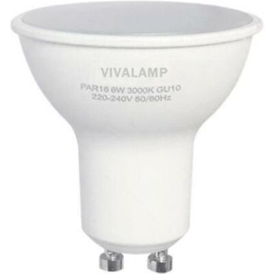 VIVALAMP Lampadine Gu10 Led 8w Par16 220v Kit 10 Pz 3000 K VIVALAMP Lampadine Gu10 Led 8w Par16 220v Kit 10 Pz 3000 K