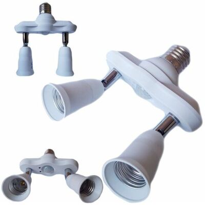 TOPOLENASHOP Multiplicatore E27 - Sensore di movimento TOPOLENASHOP Multiplicatore E27 - Sensore di movimento