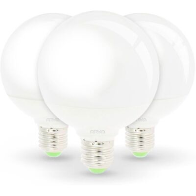 ARUM LIGHTING - Set di 3 lampadine a globo LED E27 G95 12W 2700K ARUM LIGHTING - Set di 3 lampadine a globo LED E27 G95 12W 2700K