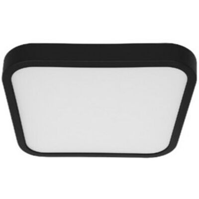SILVER ELECTRONICS Soffitto Led 24w Cct Square Black Silver Hydra 490516 SILVER ELECTRONICS Soffitto Led 24w Cct Square Black Silver Hydra 490516