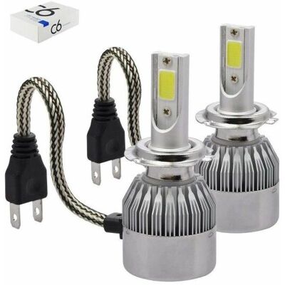 MARCA Topolenashop - Coppia Lampade Led Auto Fari H7 Moto Kit Lampadine 36w Luce Bianca 6000k 3800lm MARCA Topolenashop - Coppia Lampade Led Auto Fari H7 Moto Kit Lampadine 36w Luce Bianca 6000k 3800lm