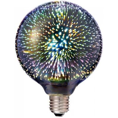 V-TAC Lampada A Led E27 G125 Globo Filamento Effetto Speciale 3d In Vetro 3w 3000k Sku-2706 V-TAC Lampada A Led E27 G125 Globo Filamento Effetto Speciale 3d In Vetro 3w 3000k Sku-2706