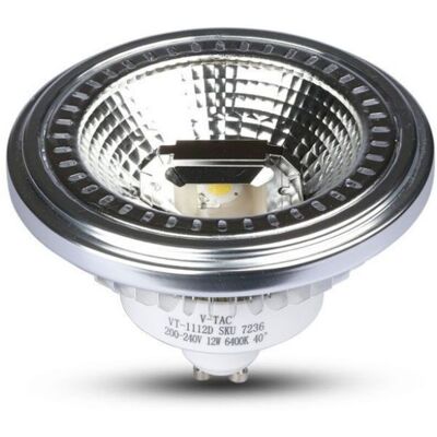 V-TAC Lampadina Led Faretto - Ar111 12w Gu10 Beam 40 Cob Chip Bianco Naturale Dimmerabile 4500k - Luce Naturale V-TAC Lampadina Led Faretto - Ar111 12w Gu10 Beam 40 Cob Chip Bianco Naturale Dimmerabile 4500k - Luce Naturale