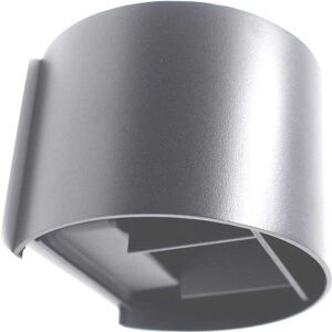 VETRINEINRETE Applique Da Parete Grigio 28 Led 12 Watt Per Esterno Ip55 Luce Fredda 6500k Lampada Doppia Emissione Up & Down VETRINEINRETE Applique Da Parete Grigio 28 Led 12 Watt Per Esterno Ip55 Luce Fredda 6500k Lampada Doppia Emissione Up & Down