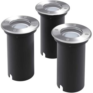 VIDAXL Faretti Carrabili Da Esterno A Led 3 Pz Rotondi - VIDAXL Faretti Carrabili Da Esterno A Led 3 Pz Rotondi -